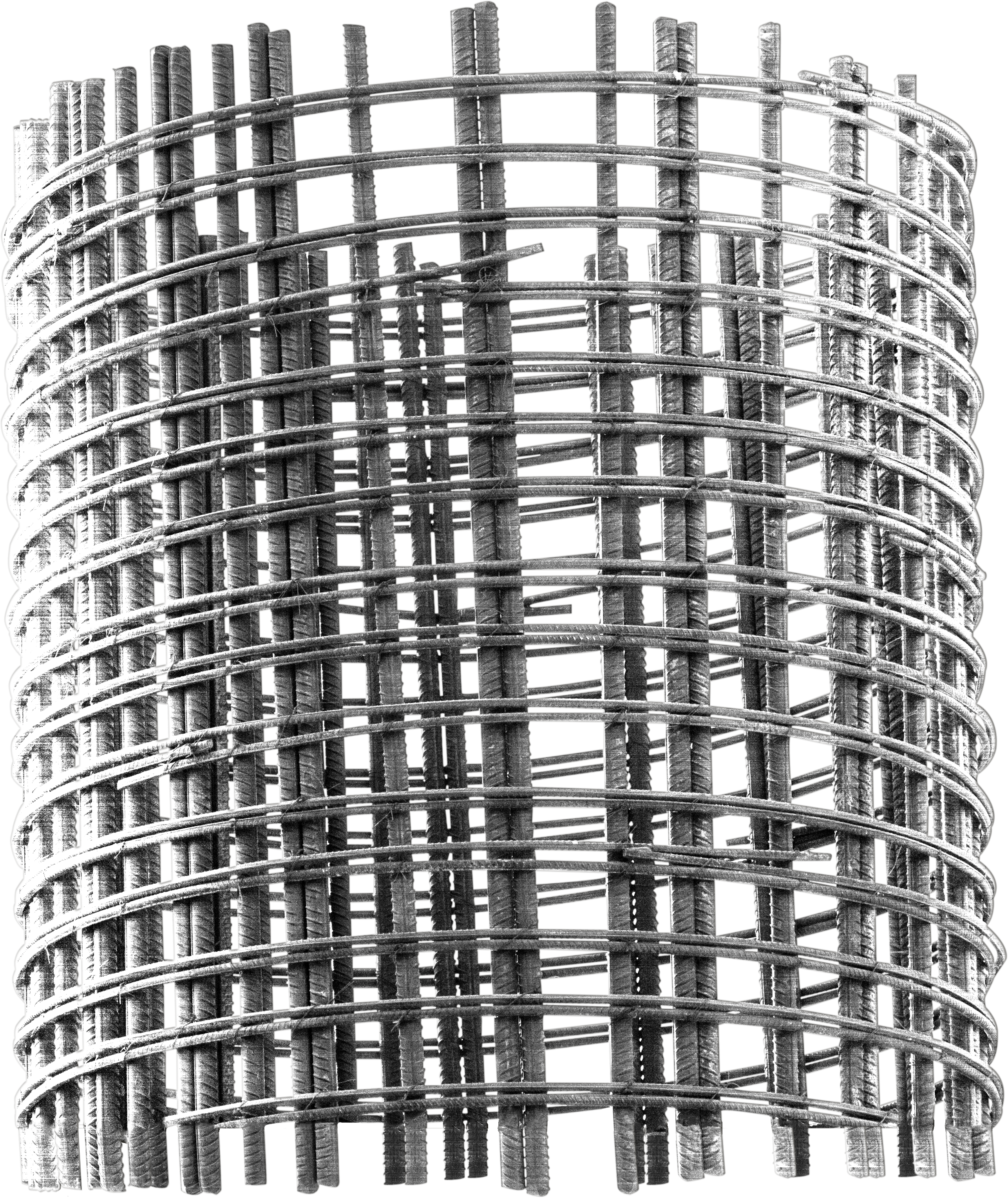 hierro cortado y doblado