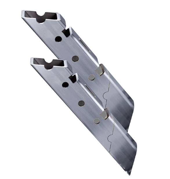 perfiles cortados y taladrados